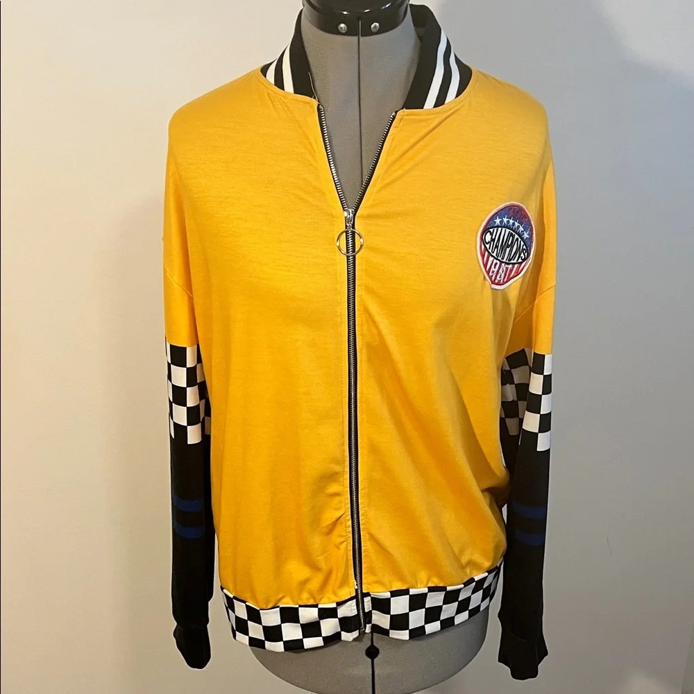 SHEIN Black and White Striped Taxi Jacket - Picture 3 of 7